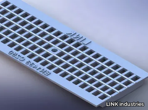 LIGHT DUTY GULLY GRATING - Walkable galvanized steel Grille _ LINK industries