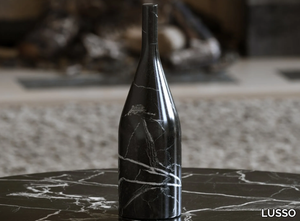 VINO - Nero Marquina marble decorative object _ LUSSO