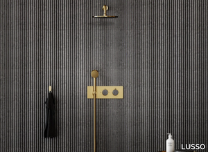 PORTO - 4 hole thermostatic shower mixer with hand shower _ LUSSO