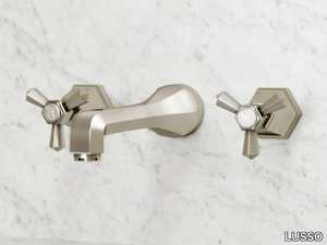 ETON - 3 hole wall-mounted washbasin mixer _ LUSSO