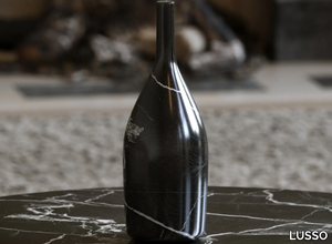 FRIZZANTE - Nero Marquina marble decorative object _ LUSSO