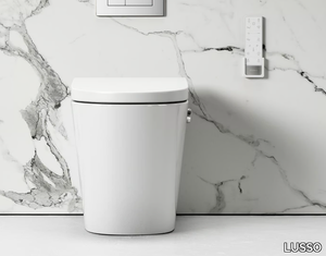 INTELLISMART - Rimless Floor mounted ceramic toilet with bidet _ LUSSO