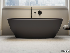 MONACO - Freestanding oval Resin Stone bathtub _ LUSSO