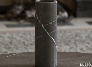 MORETTI - Round Pietra Grey marble vase _ LUSSO