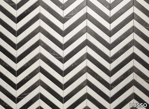 PALAZZO CHEVRON - Carrara marble wall tiles / flooring _ LUSSO