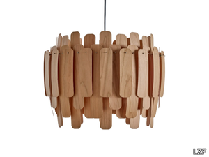 MARUJA - Handmade wood veneer pendant lamp _ LZF