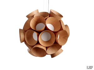 DANDELION - Handmade wood veneer pendant lamp _ LZF