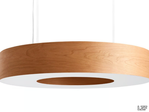 SATURNIA - Handmade wood veneer pendant lamp _ LZF