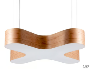 X-CLUB - Handmade wood veneer pendant lamp _ LZF