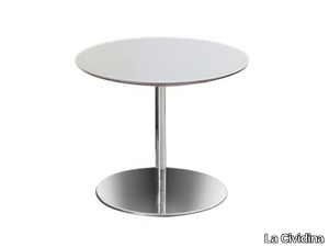 MOLECULE - Round MDF side table _ La Cividina