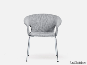 BENNETT - Reception chair with armrests _ La Cividina