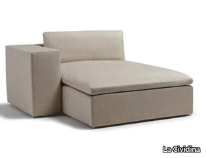 PUZZLE - Upholstered fabric day bed _ La Cividina