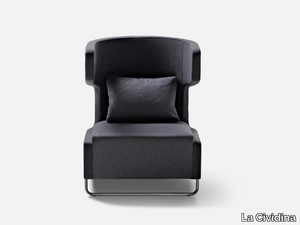 MRS BUFFY - Wing lobby chair with headrest _ La Cividina