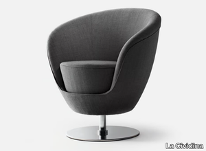 JANGO - Swivel fabric lobby chair _ La Cividina