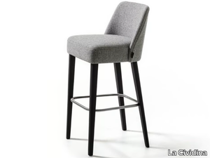 VELOUR - High fabric stool _ La Cividina