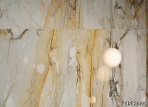 BIANCO CAL MV - Full-body porcelain stoneware wall/floor tiles with marble effect _ LaFaenza