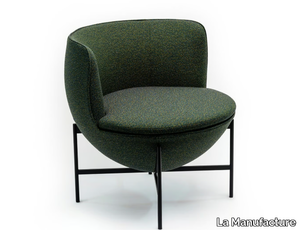 CALICE - Upholstered fabric easy chair _ La Manufacture