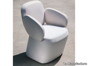 SASSI - Fabric armchair with armrests _ La Manufacture