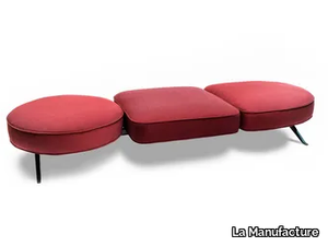 LUIZET - Modular fabric bench _ La Manufacture