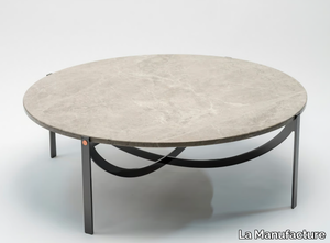 ASTRA - Low round granite coffee table _ La Manufacture