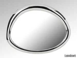 BOLLA - Framed wall-mounted aluminium mirror _ Lambert