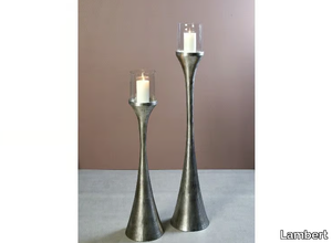 LAZA - Floor-standing aluminium candle holder _ Lambert