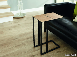 LOUIS - Rectangular iron side table _ Lambert