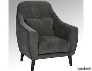 MADISON - Fabric armchair with armrests _ Lambert