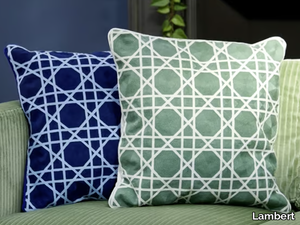 VICTOR - Square cotton cushion cover _ Lambert