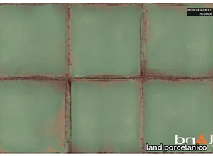 LOOKBACK GREEN - Technical porcelain wall/floor tiles with metal effect _ land porcelanico