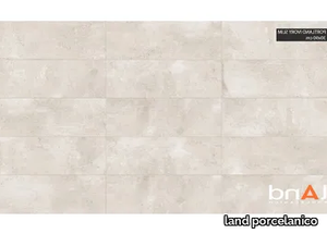 PORTLAND SLIM IVORY - Technical porcelain wall tiles with concrete effect _ land porcelanico