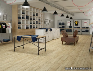 ROOTS - Technical porcelain flooring with wood effect _ land porcelanico