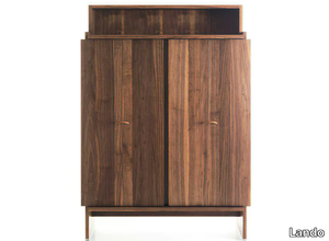 NOVELLA UP - Solid wood wardrobe with folding doors _ Lando