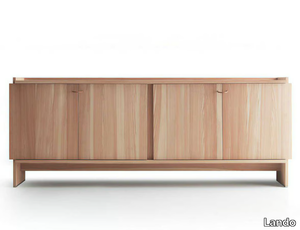 NOVELLA - Solid wood sideboard with doors _ Lando