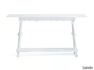 AMALFI - Rectangular solid wood console table _ Lando