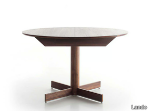 DIADE - Extending solid wood dining table _ Lando