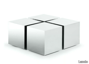 KUBO - Stainless steel coffee table _ Lando
