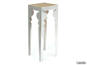 LAGUNA - Square stainless steel side table _ Lando