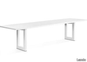 PALLADINO - Rectangular solid wood dining table _ Lando