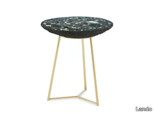 RIO - Round terrazzo side table _ Lando