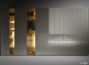 N.O.W. - Glass wardrobe with sliding doors _ Lago