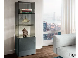 36E8 GLASS 1358 - Glass highboard _ Lago