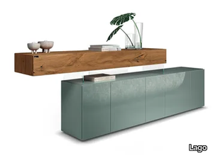 AIR - 2644 - Wood and glass sideboard with doors _ Lago