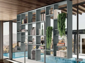 30MM WEIGHTLESS - 1246 - Floating open wooden bookcase _ Lago