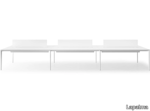 ADD T LINKED - Multiple rectangular HPL office desk _ Lapalma