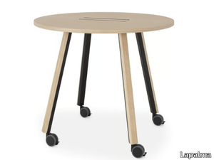 ORI - Round oak table _ Lapalma