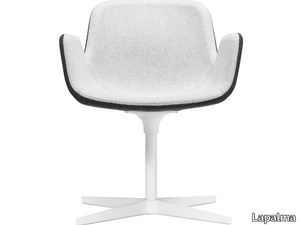 PASS - Upholstered with 4-spoke base chair with armrests _ Lapalma