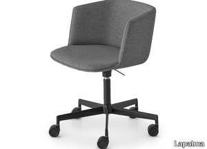 CUT - Swivel height-adjustable fabric chair with castors _ Lapalma