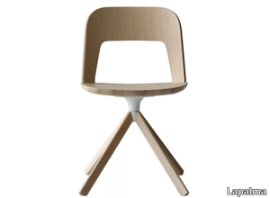 ARCO - Swivel multi-layer wood chair _ Lapalma