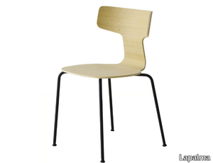 FEDRA - Stackable multi-layer wood chair _ Lapalma